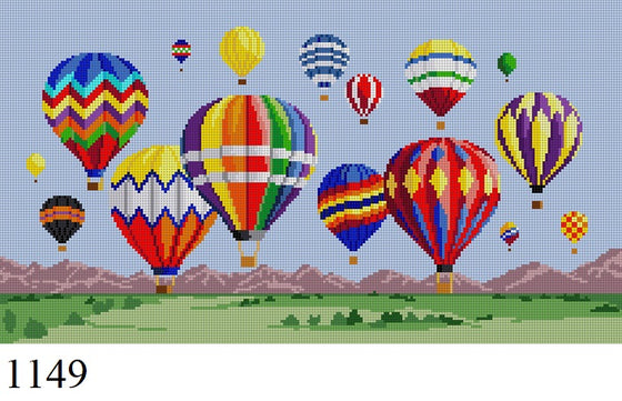 Hot Air Balloons - 13 mesh