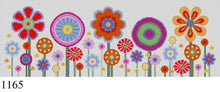  Flowers 17" x 6" - 18 mesh