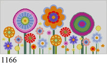  Flowers 12" x 6" - 18 mesh