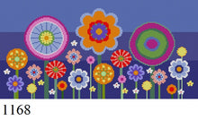  Flowers At Night  12" x 6" - 18 mesh