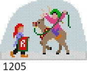  Santa's Village, Elves Riding Dixon, Stand-Up - 18 mesh