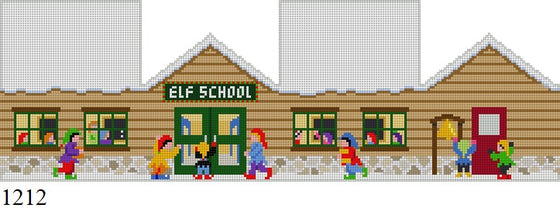 Santa's Village, Elf School, 3D - 18 mesh