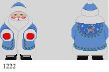  Reindeer Coat Santa, 2 sided - 18 mesh
