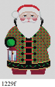  Checker Coat Santa - 18 mesh