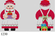  Mrs. Claus with Presents, 2 Sided - 18 mesh