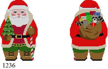  Woodsman Santa, 2 Sided - 18 mesh