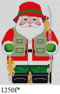  Fishing Santa - 18 mesh