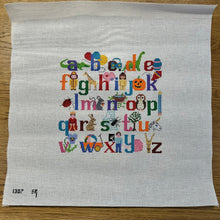  Alphabet with Characters, Chair Seat - 13 mesh