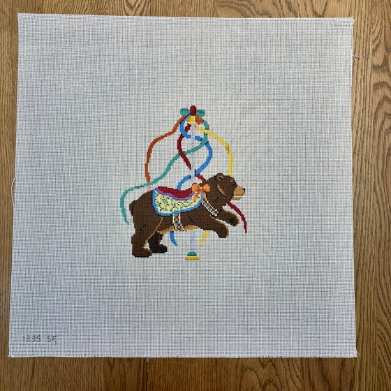 Carousel Bear, Chair Seat - 13 mesh