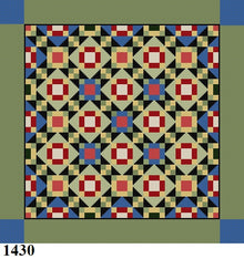  Around the Block, Quilt - 13 mesh