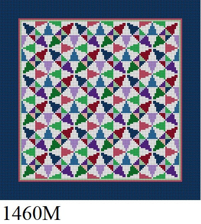 Kaleidoscope, 10" Quilt - 13 mesh