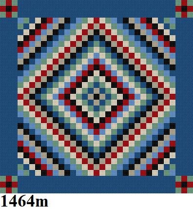 Around the World, Quilt - 13 mesh