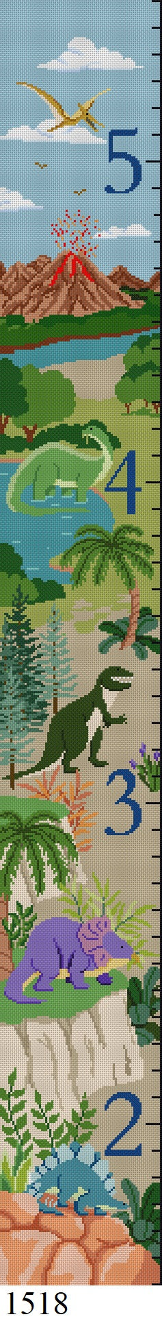 Dinosaurs, Growth Chart - 13 mesh