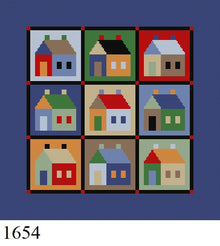  Houses, Quilt - 13 mesh