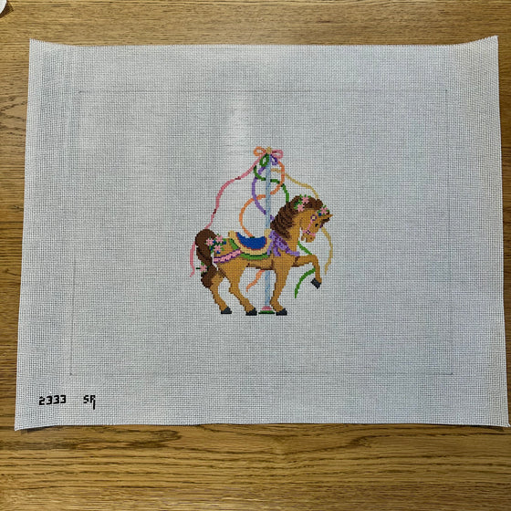 Carousel Pony, Chair Seat - 13 mesh
