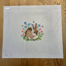  Rabbit In Flowers, Chair Seat - 13 mesh
