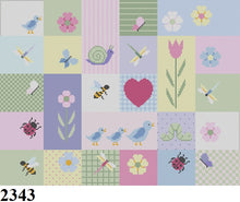  Flower Patches, Kid's Seat - 13 mesh