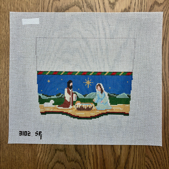 Stocking Cuff, Nativity