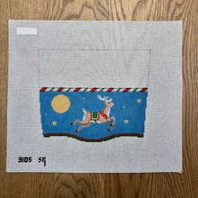  Stocking Cuff, Flying Reindeer