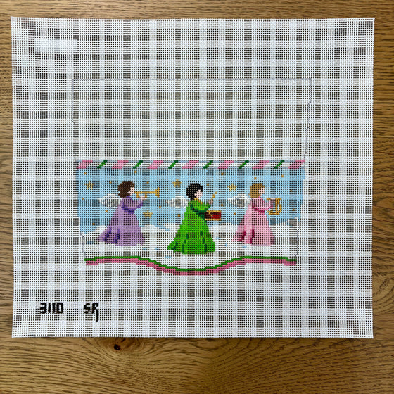 Stocking Cuff, Angels with Instruments