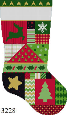  Star Patchwork, Stocking