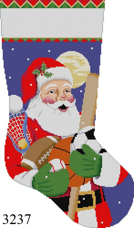 Sport Equipment Santa, Stocking