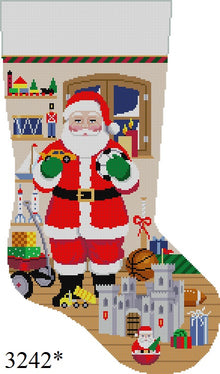  Santa with  Castle, Boy Toys, Stocking