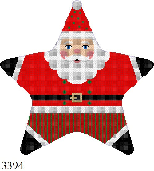 Star Red Santa, Tree Topper