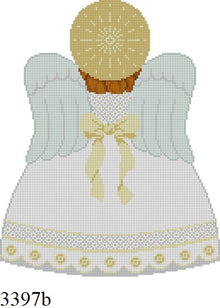  Gold Angel, Tree Topper - Back - 13 mesh