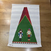 Nutcracker Tree Skirt with Background - 13 mesh