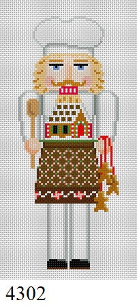  Nutcracker, Gingerbread Chef - 18 mesh