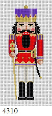  Nutcracker, Red and Gold King - 18 mesh