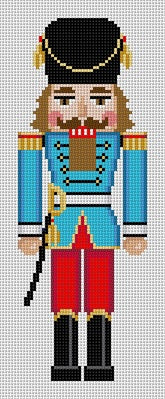 Nutcracker, Blue Guard with Sword