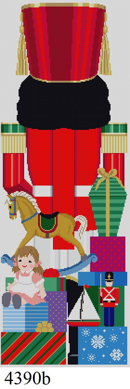 Nutcracker with Toys, 30" Stand-up - 13 mesh