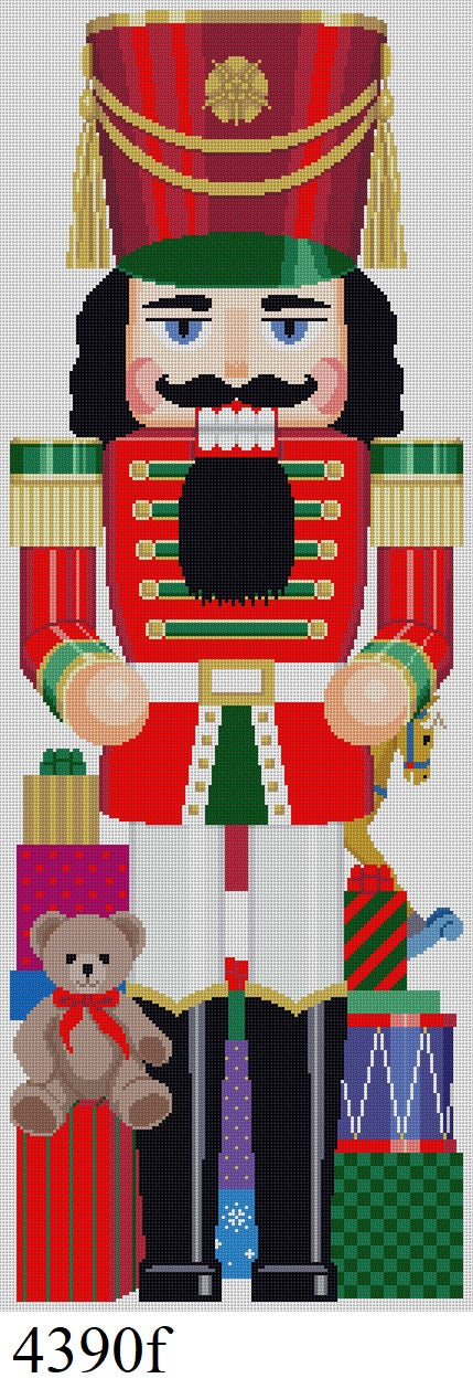 Nutcracker with Toys, Front, 30"  Stand-up - 13 mesh