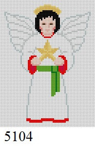  Boy Angel with Star, White