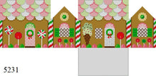 Pink, Green, White Neccos, 3D Gingerbread House - 18 mesh