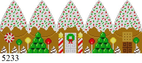 Bundt, Red and Green Sprinkles, 3D Gingerbread Dome - 18 mesh