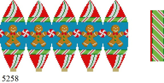 Gingerbread Boys, Hot Air Balloon - 18 mesh