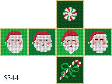 Santa Beards, 2" Cube - 18 mesh