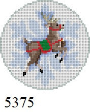 Snowflake, Flying Reindeer - 18 mesh