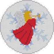 Snowflake, Angel - 18 mesh