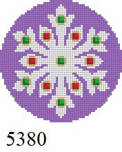 Snowflake, Purple Jeweled - 18 mesh