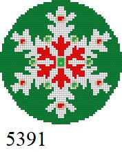  Snowflake, Emerald Jeweled - 18 mesh
