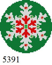 Snowflake, Emerald Jeweled - 18 mesh