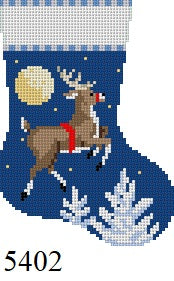  Flying Reindeer, Mini Stocking