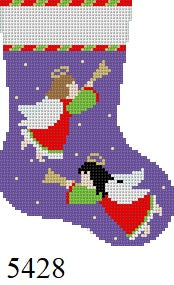  Horn Blowing Angels, Mini Stocking
