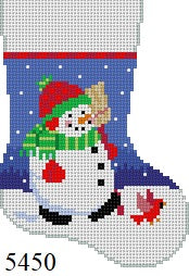 Chubby Snowman Stroll, Mini Stocking