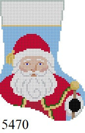  Santa with  staff, Mini Stocking