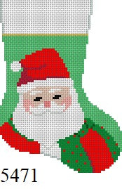  Scarf Santa, Mini Stocking